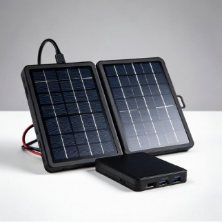 Folding solar charger